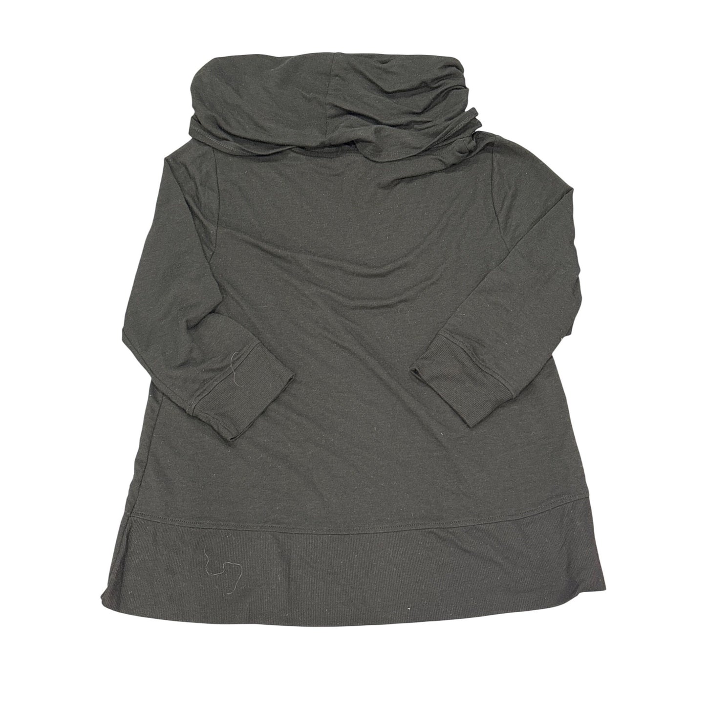 Westbound Black Cowl Neck Long Sleeve Tunic Top M Viscose/Polyester