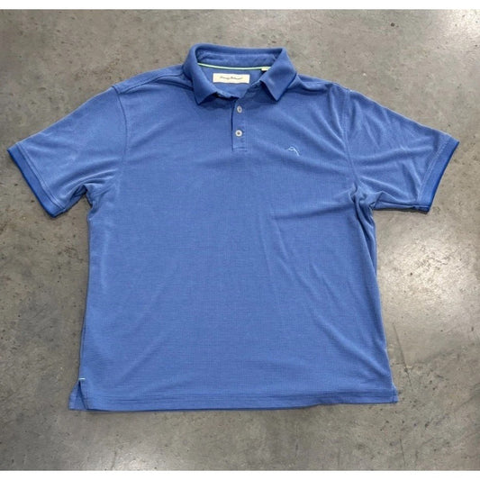 Tommy Bahama Polo Shirt Adult Medium Blue Large