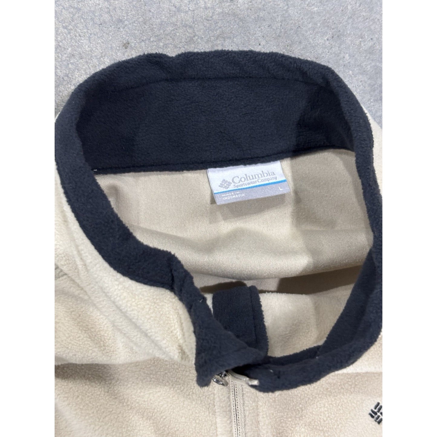 Columbia Men’s Tan An Gray One Ridge Half Zip Size Large NWT