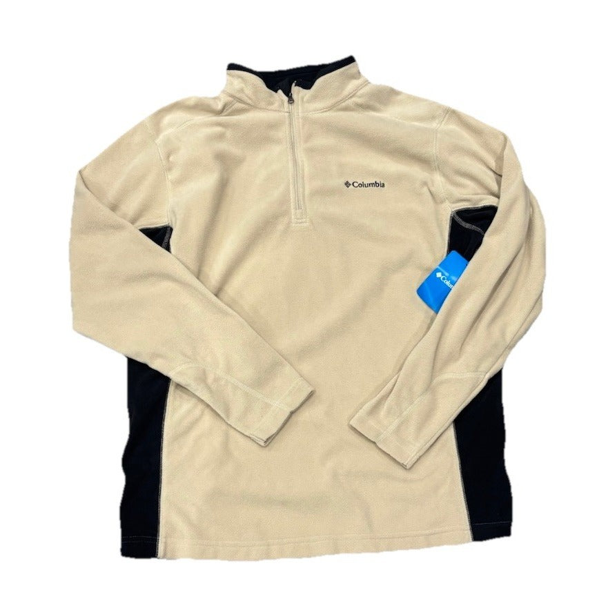 Columbia Men’s Tan An Gray One Ridge Half Zip Size Large NWT