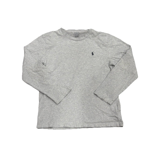 lauren ralph lauren Boys Heather Gray Long Sleeve Tshirt
