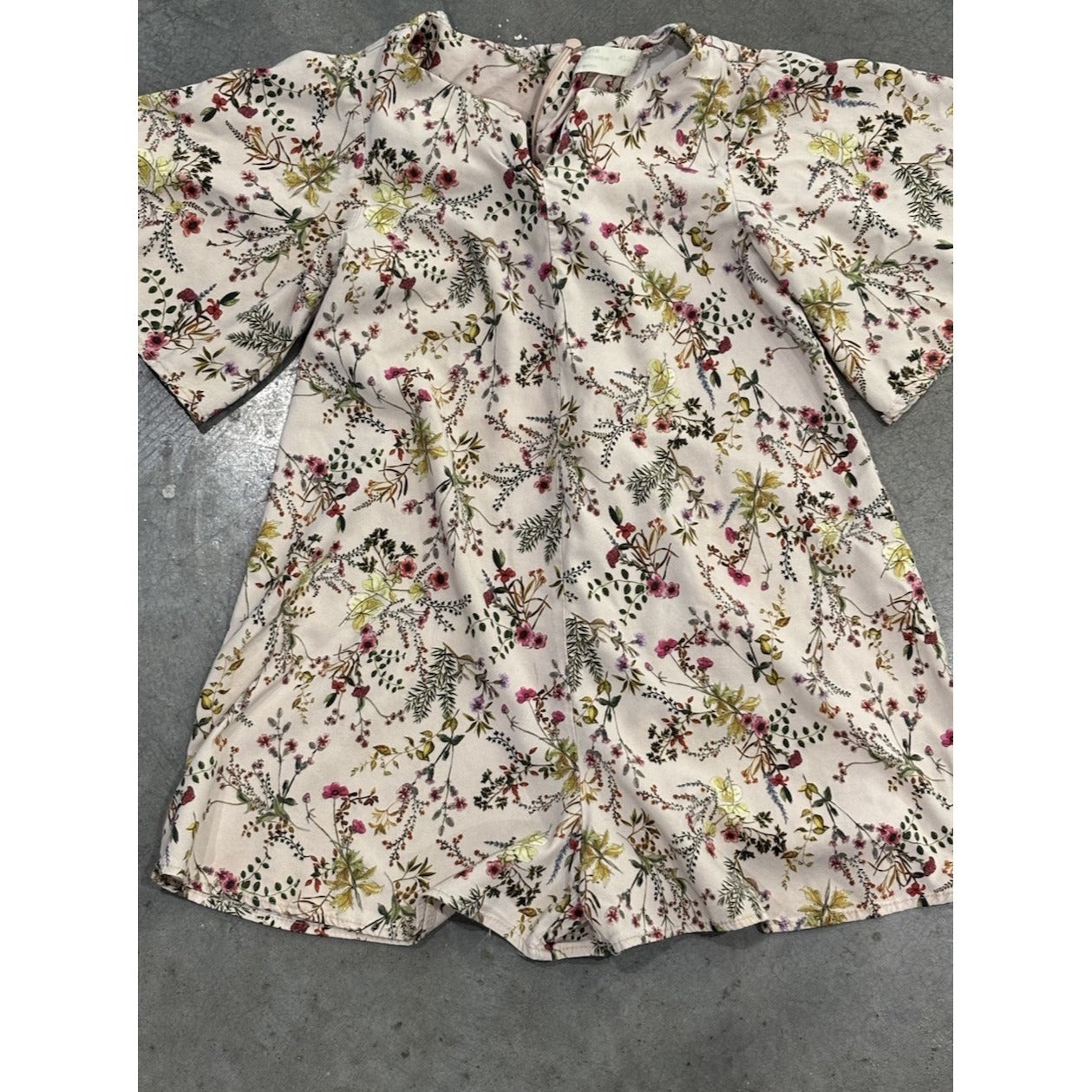 Zara Girls Floral Romper Size 7