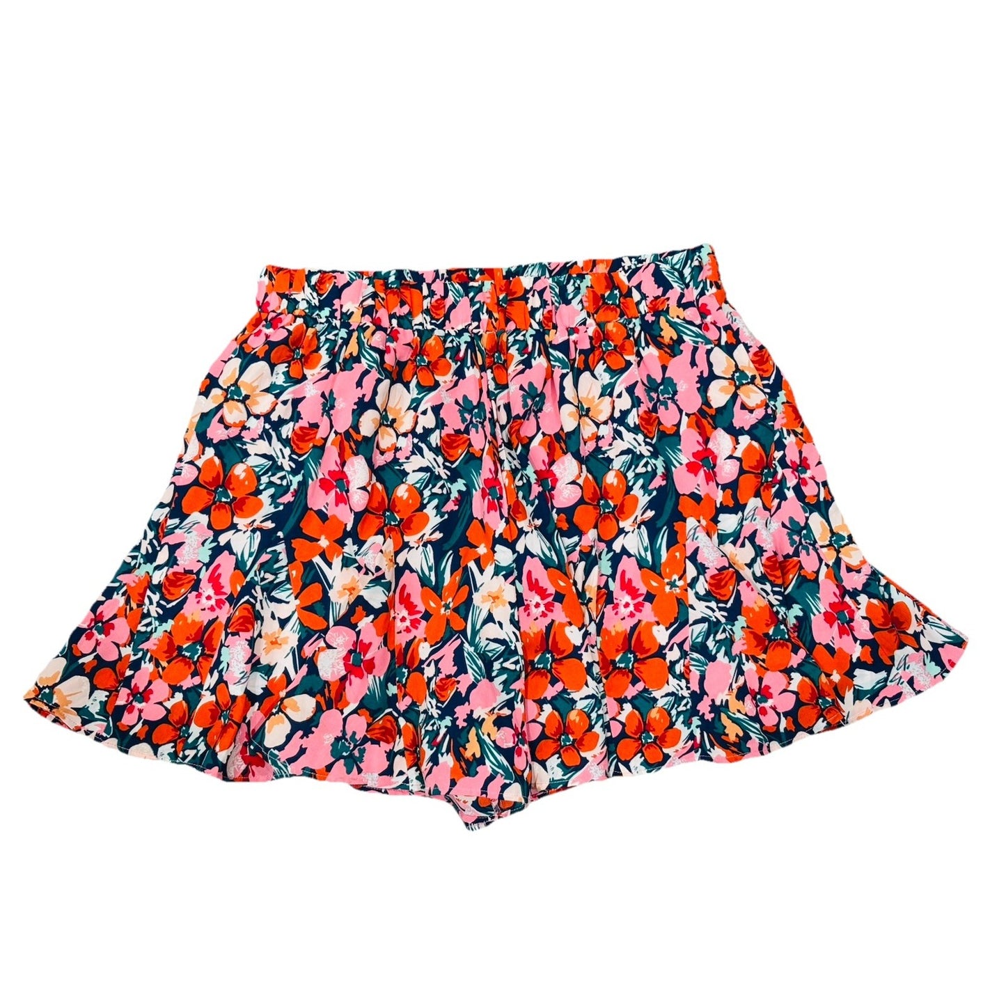 Kori Floral Print Skort Size Large NWOT