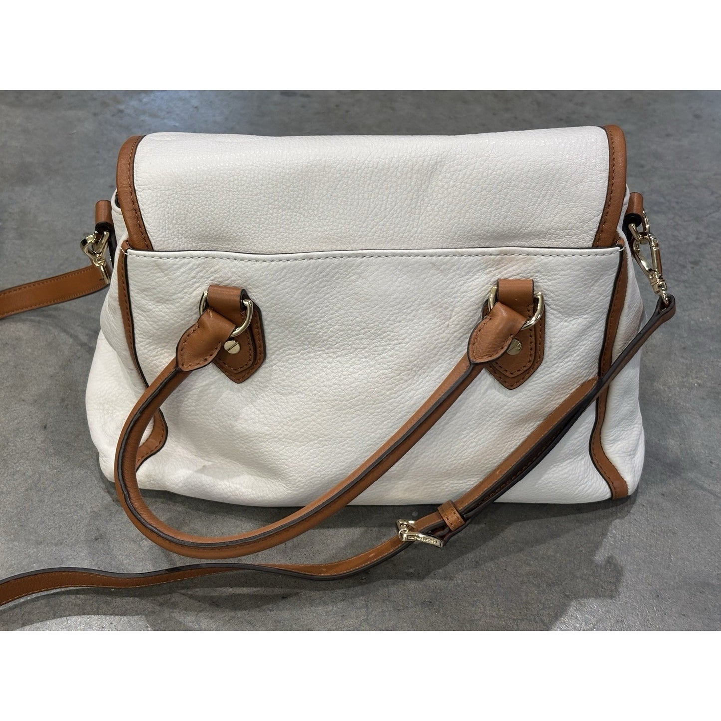 Genuine Leather Michael Kors Satchel Shoulder Crossing Bag