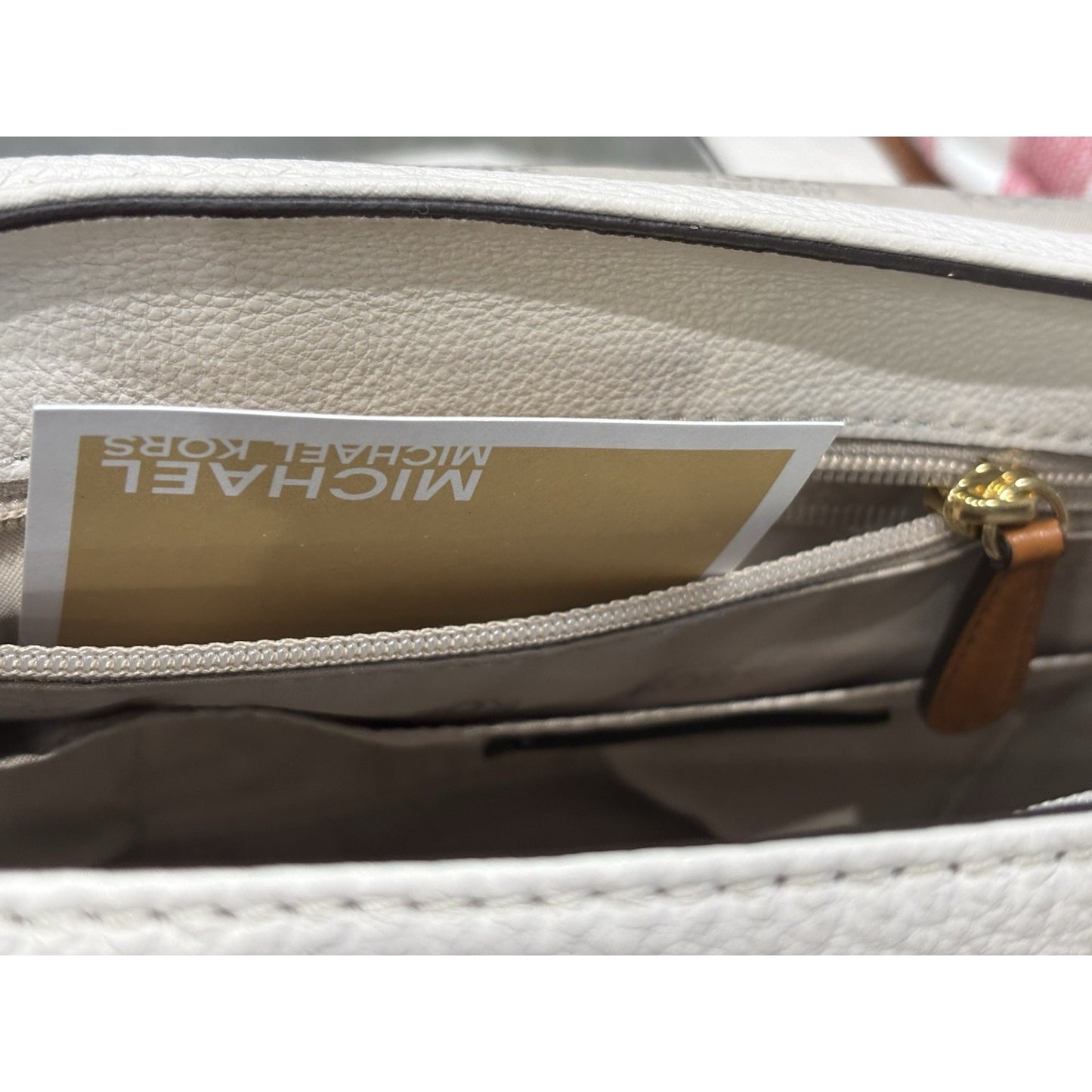 Genuine Leather Michael Kors Satchel Shoulder Crossing Bag