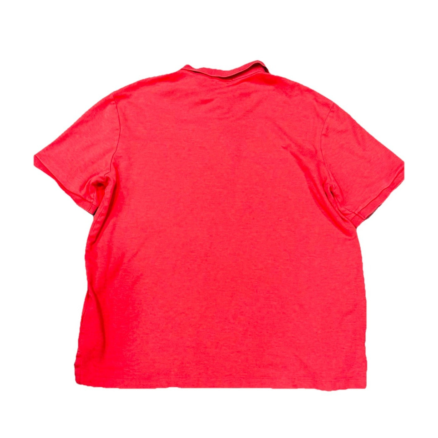 Polo Ralph Lauren Mens Short Sleeve Shirt Red 100% Cotton Mesh Classic Fit