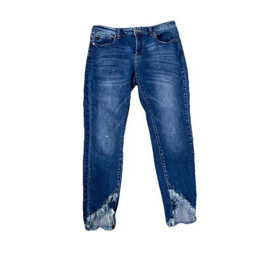 Kancan Maurice’s Mid Rise Frayed Hem Blue Jeans Size 29