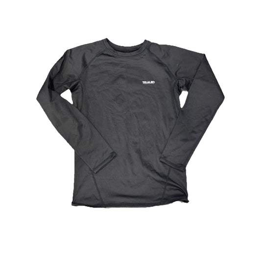 Telaleo Teen Long Sleev Black Dry Fit XL Crew Neck
