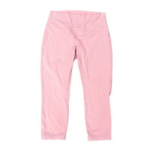 Lululemon Align Pink Highrise Cropped Leggings Size 12