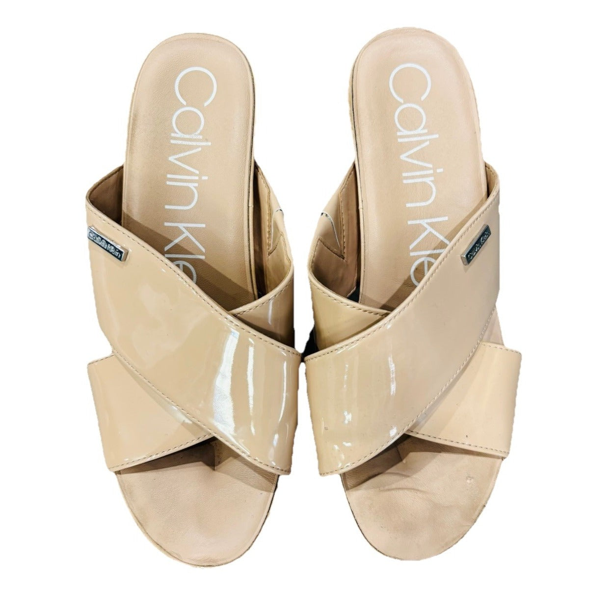 Calvin Jacolyn Wedge Sandal Size 6.5