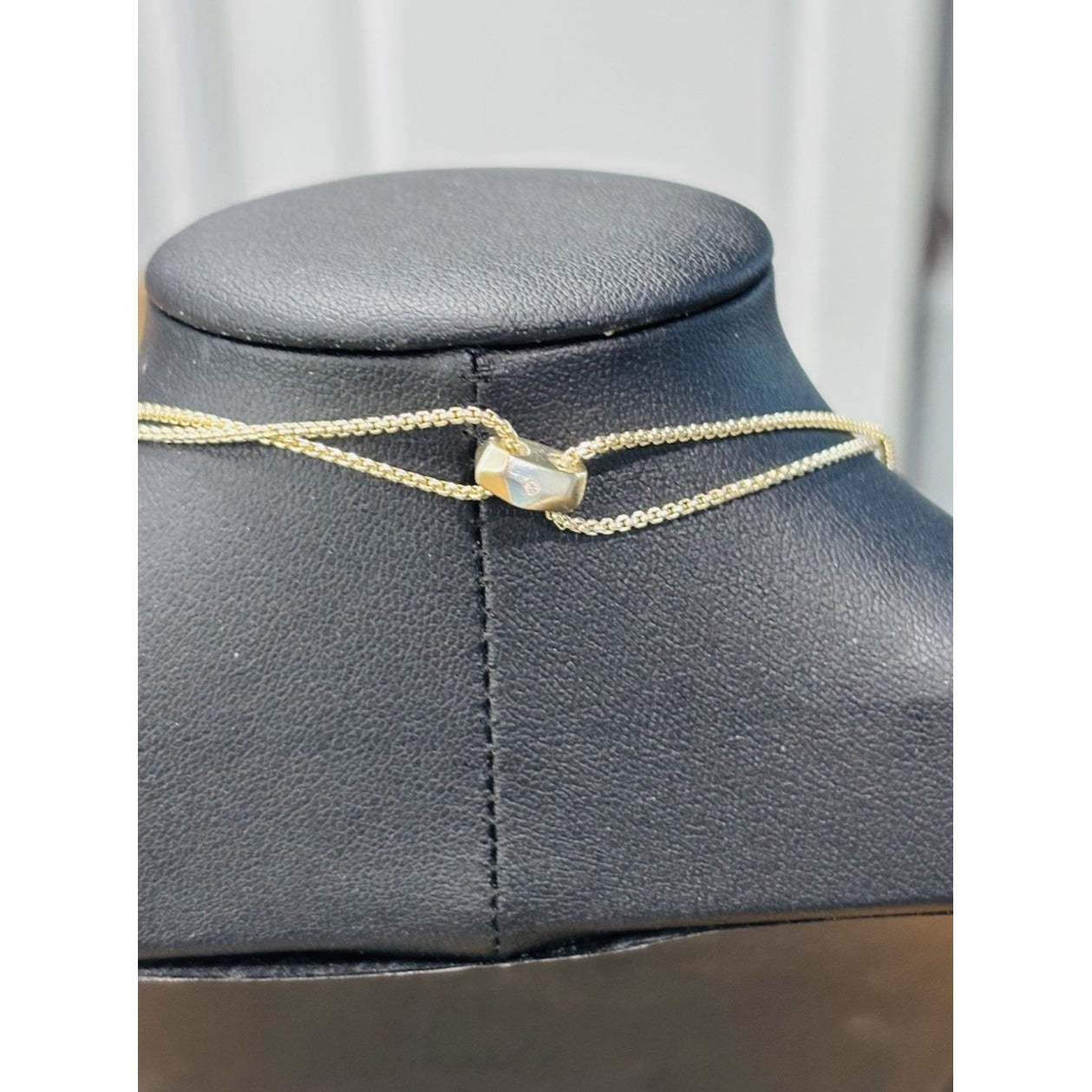 Kendra Scott Olivia Maroon Jade Gold Pendant Necklace Adjustable Length Gift