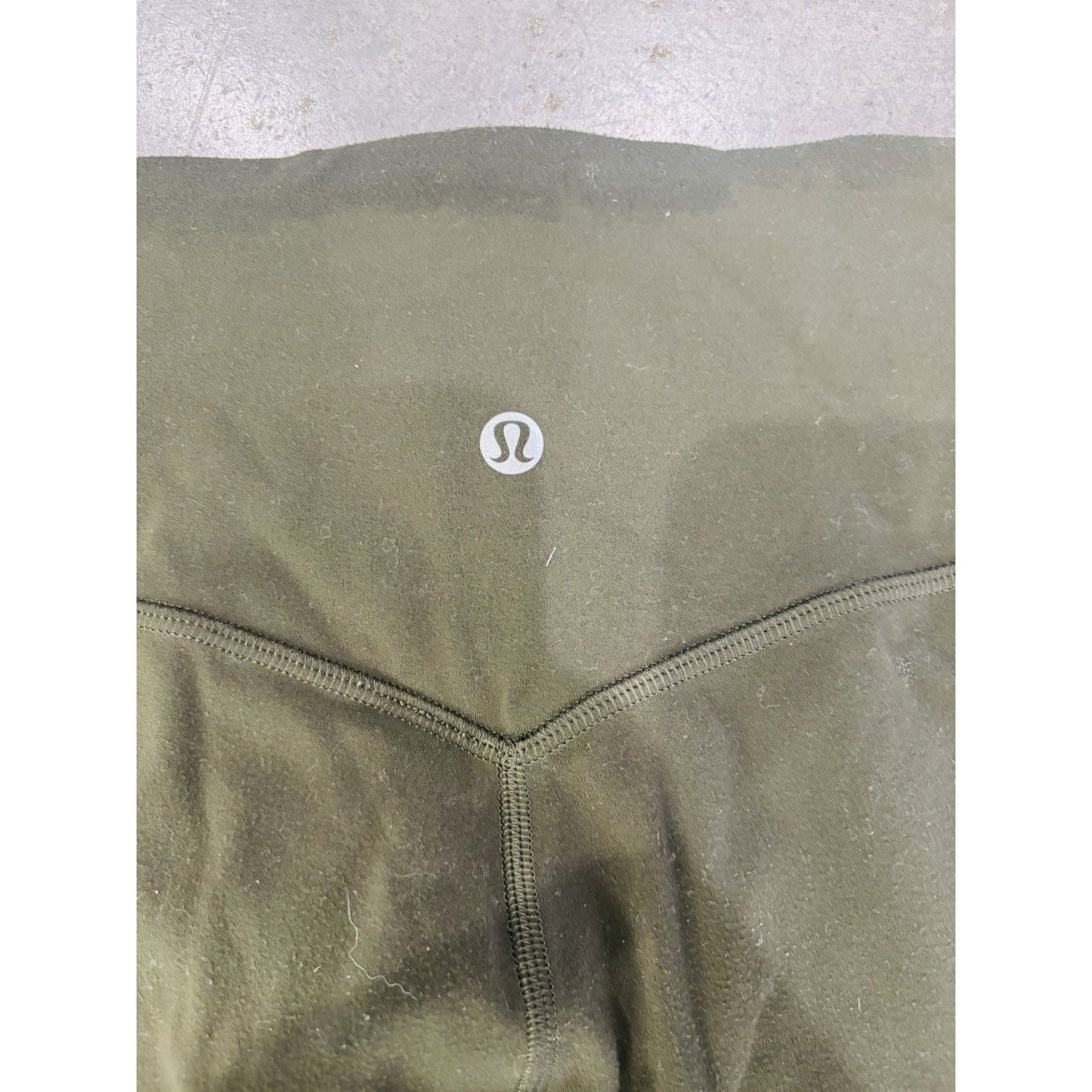 Lululemon Align Mid-Rise Cropped Jogger Pant 27” Sz 8 Dark Olive Green Women’s