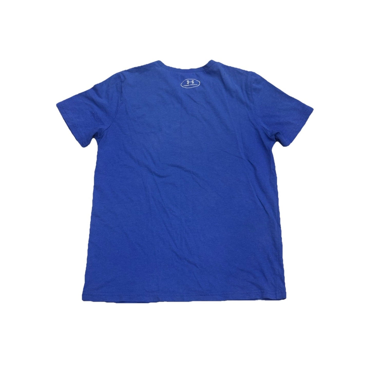 Under Armour Blue Boys Short Sleeve Shirt Size Large