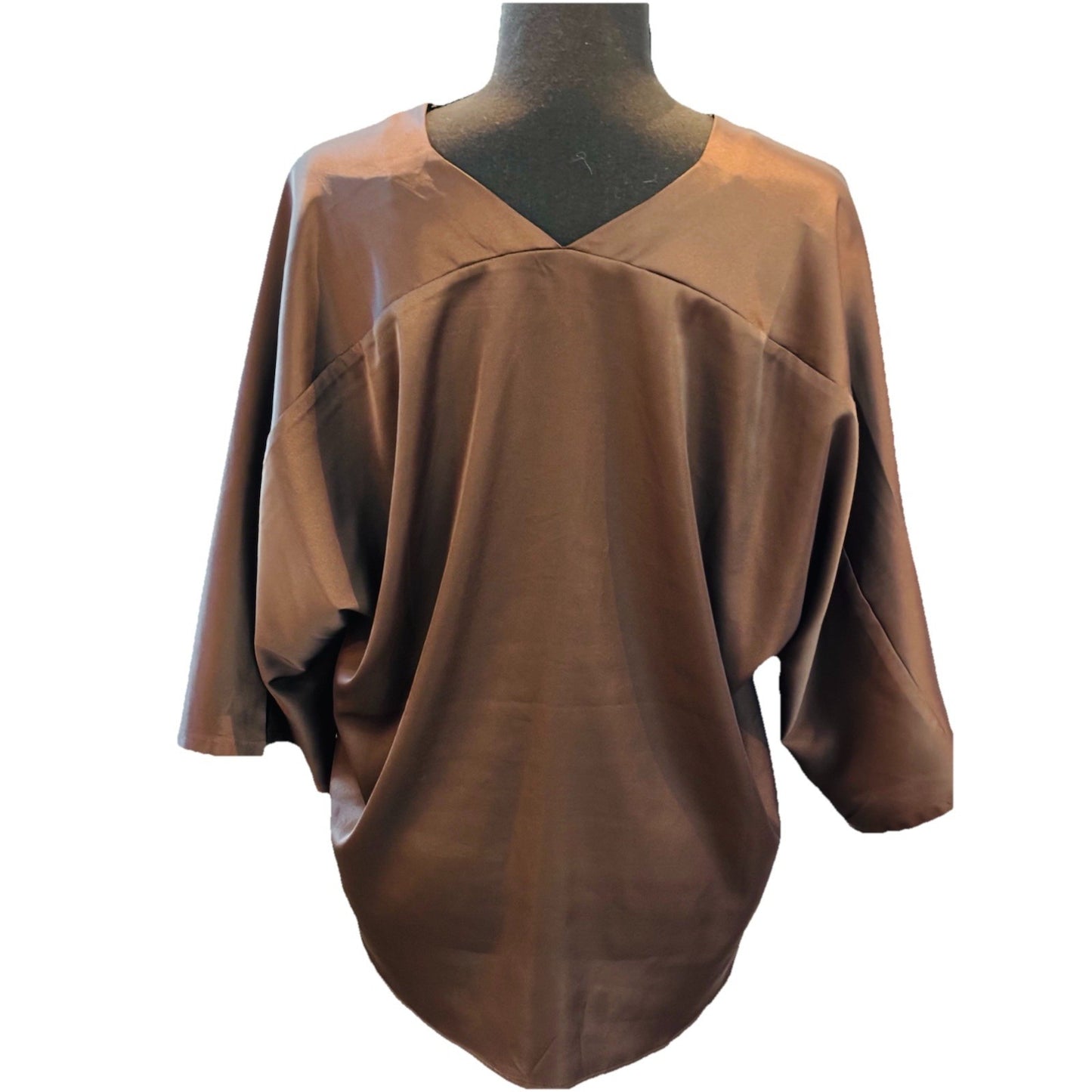 Banana Republic Women's V-NECK DOLMAN TOP, Afternoon Latte, Sz M