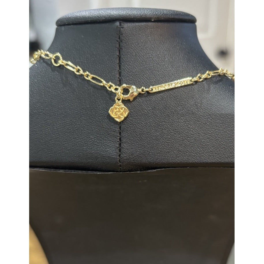 Kendra Scott Gold Medallion Pendent Necklace
