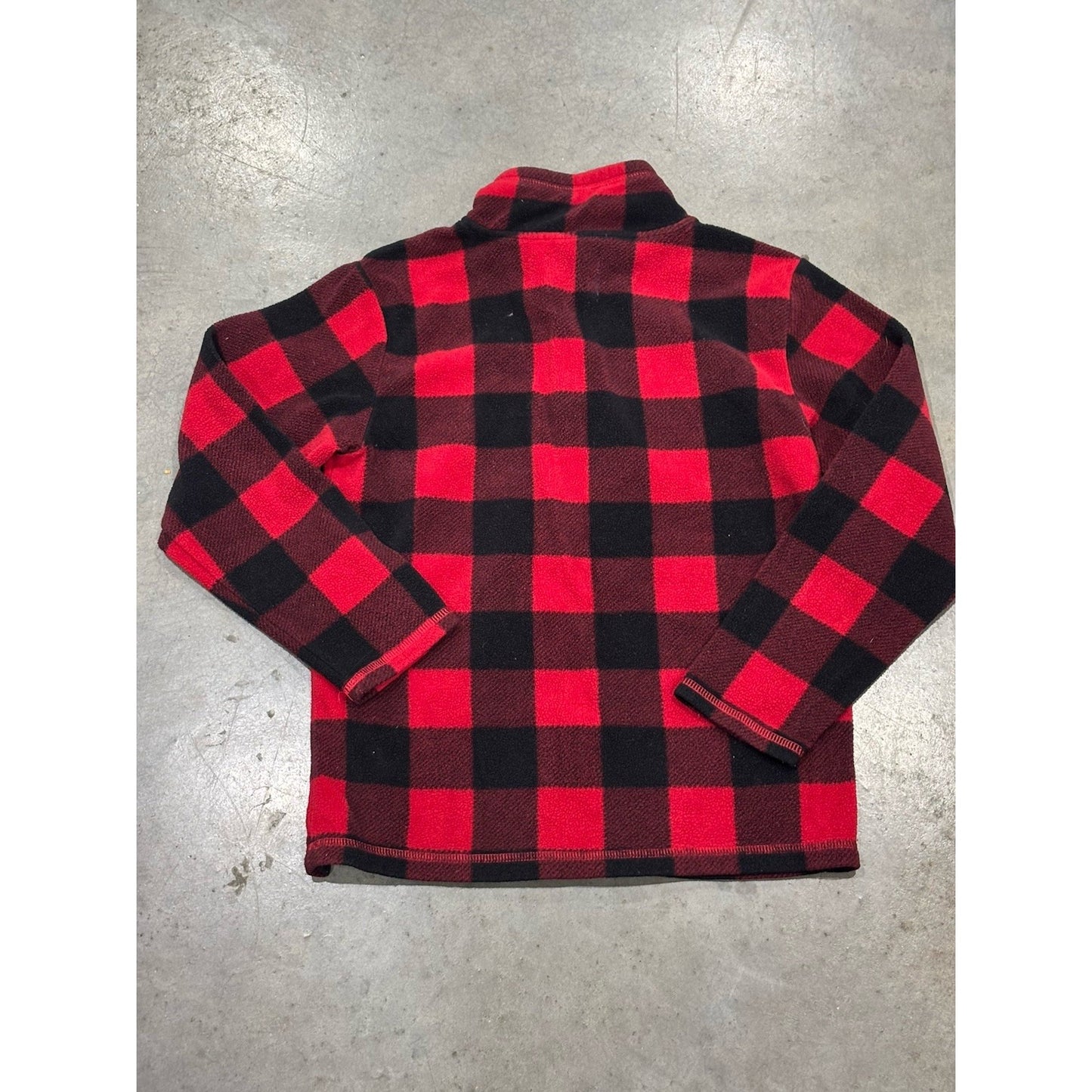 The Children’s Place Buffalo Plaid Fleece Half Zip Pullover Large