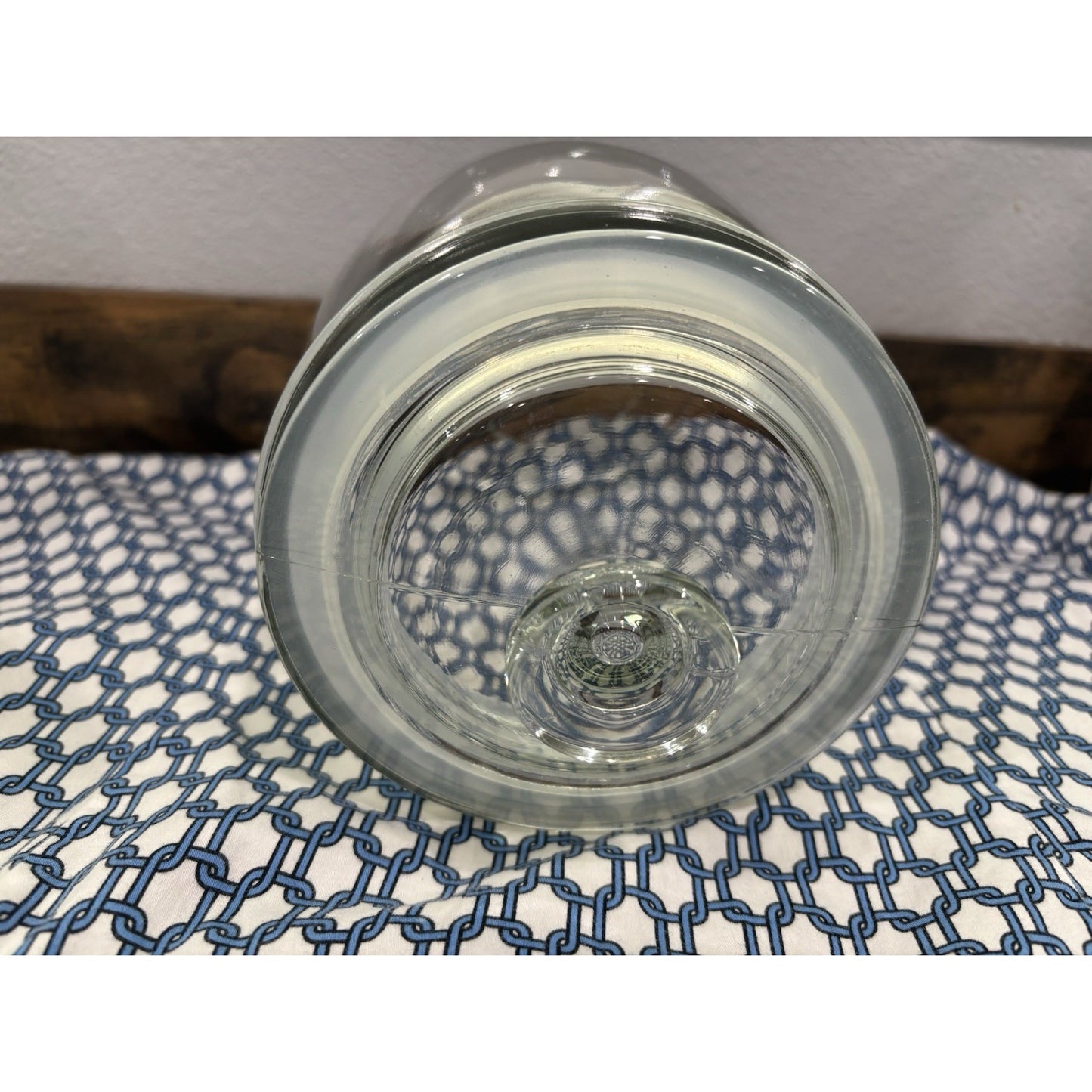 1/2 Gallon Glass Jar Container Wide Mouth Sturdy For Storage 8.5 In by 5.5 In