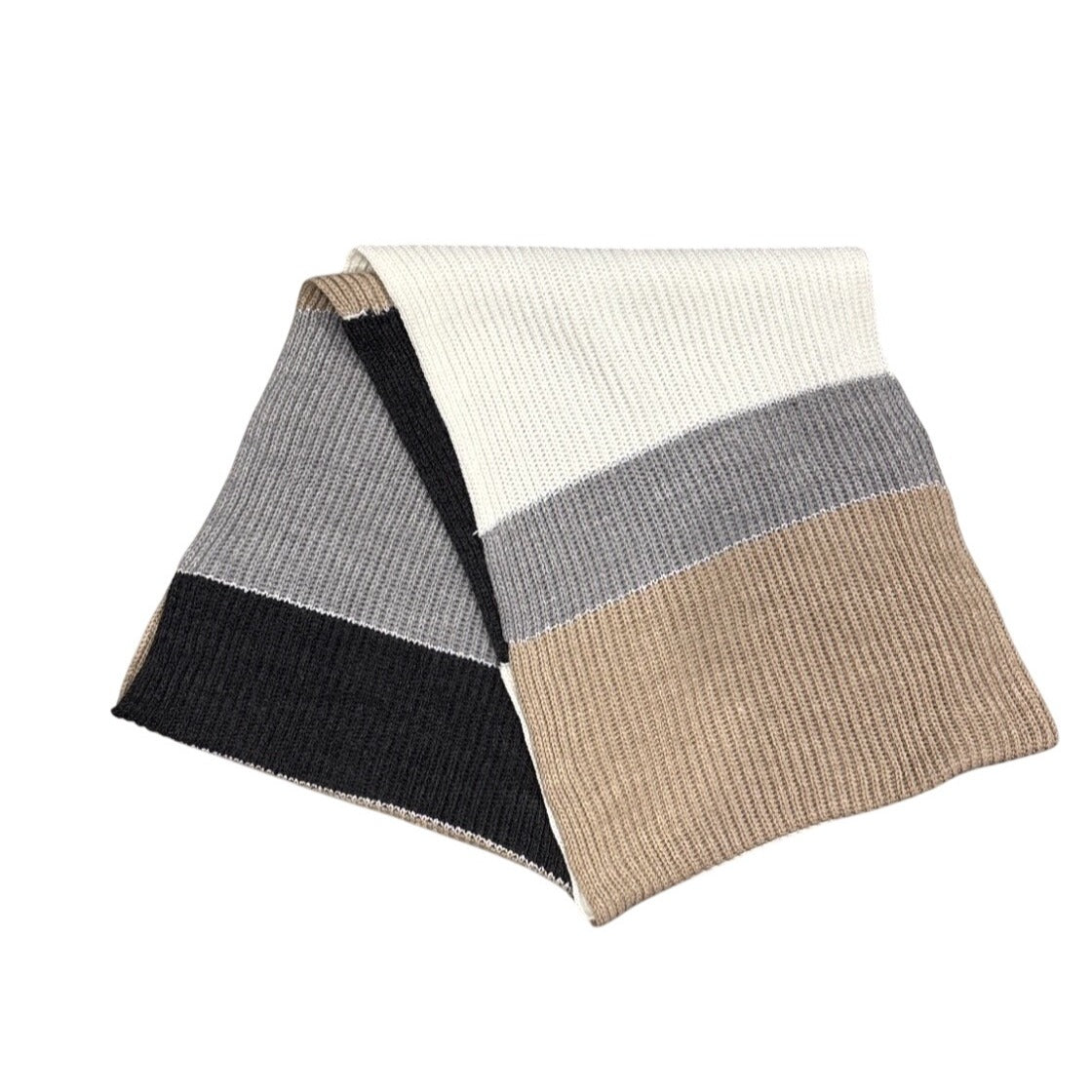 Calvin Klein Colorblock Knit Scarf