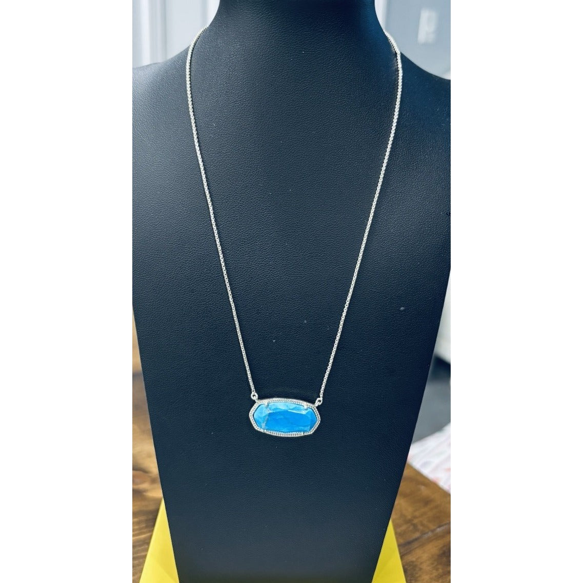 Kendra Scott Gold Dylan Necklace In Turquoise