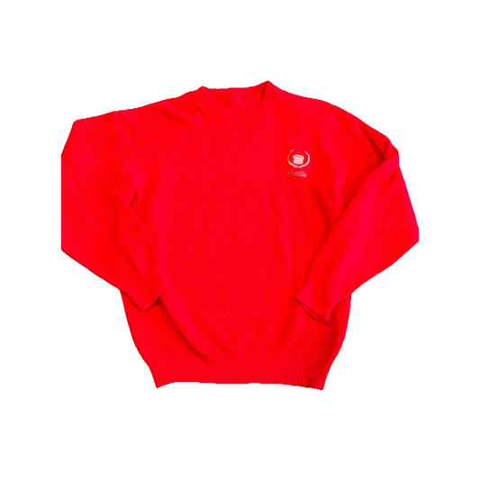 Y2K Cadillac Sweater Red Woman’s Size Large