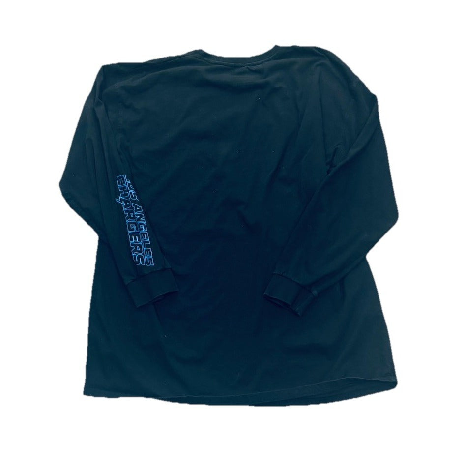 Fanatics Los Angeles Chargers Men’s Black Long Sleeve Shirt Size 3XLT