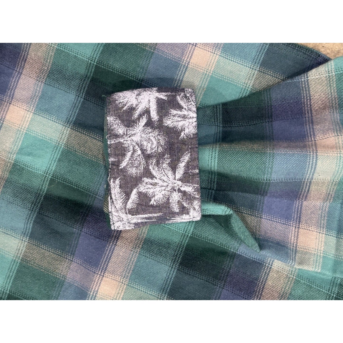 Tommy Bahama Canyon Beach Fireside Check Flannel Button-Up Shirt Size Large NWT