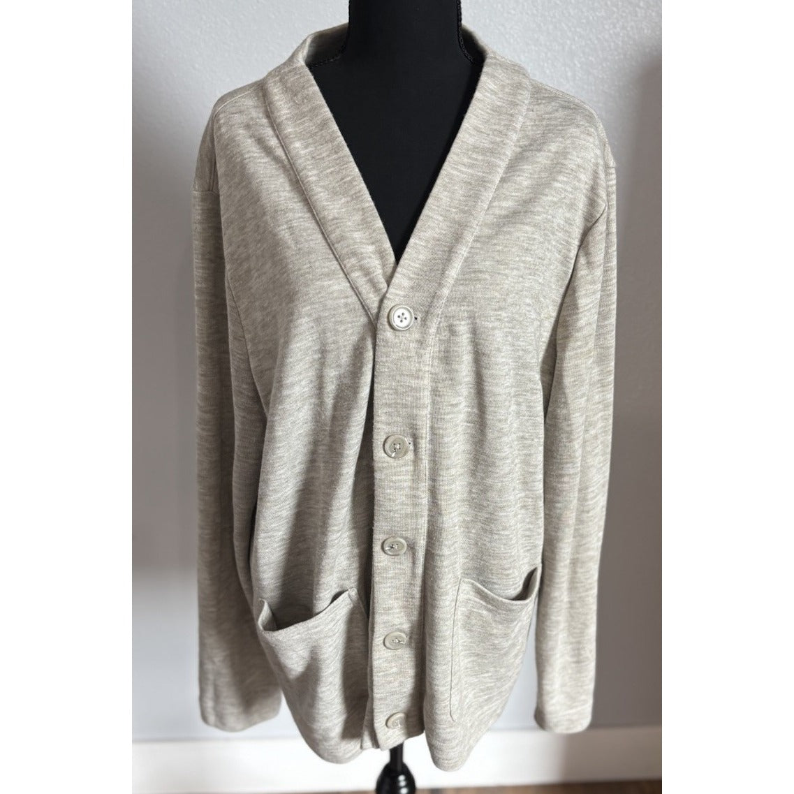 Banana Republic Oatmeal Long Cardigan Size XL