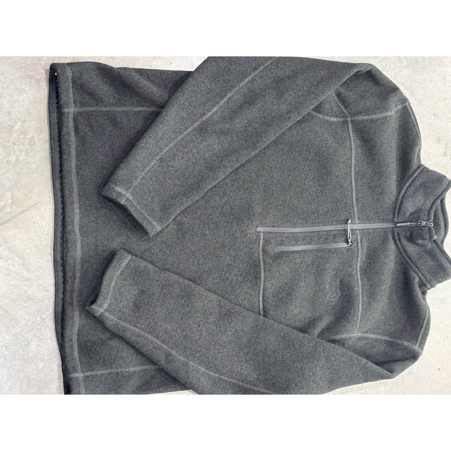 The North Face Mens Fleece Pullover Jacket XL Charcoal