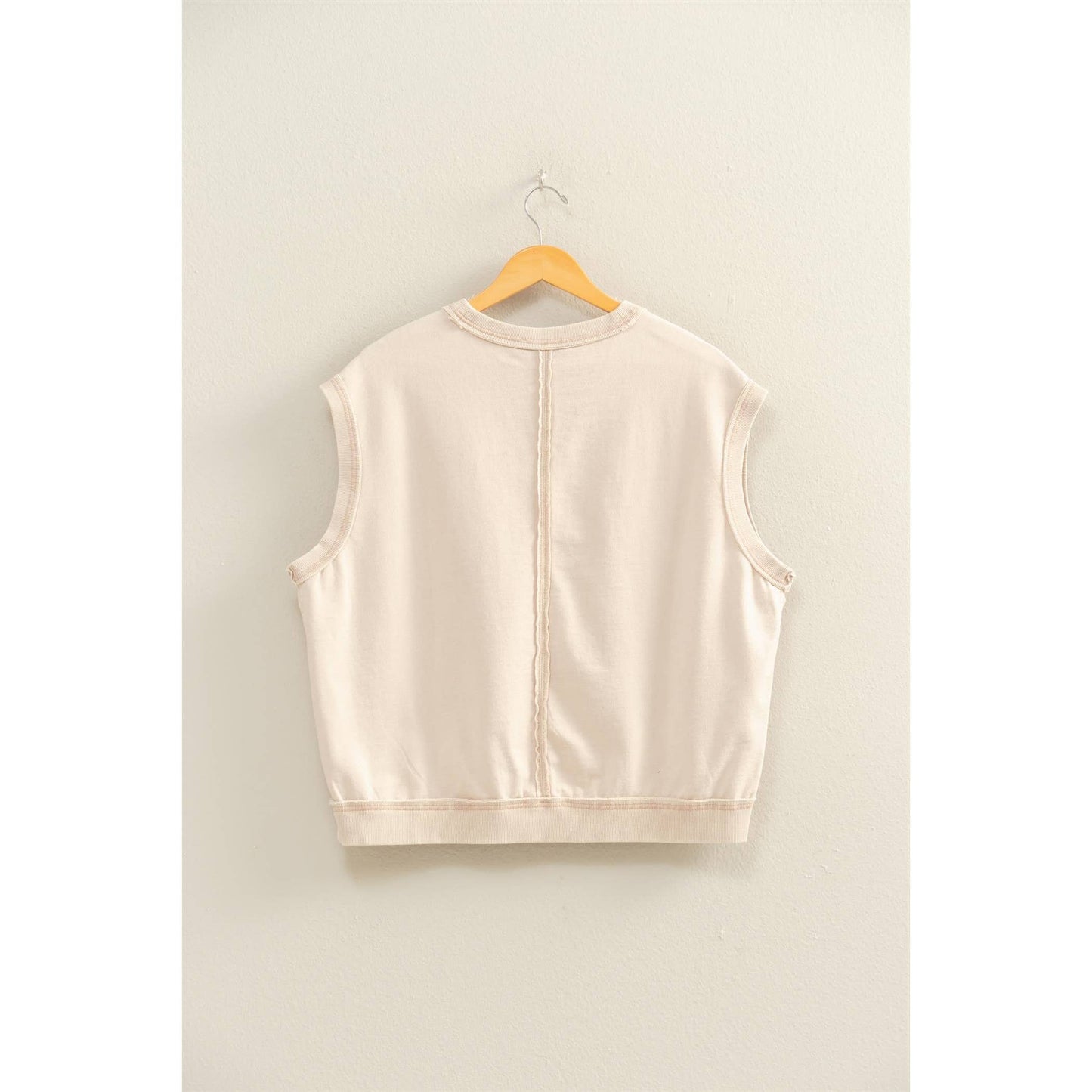 V-Neck Sleeveless Casual Vest