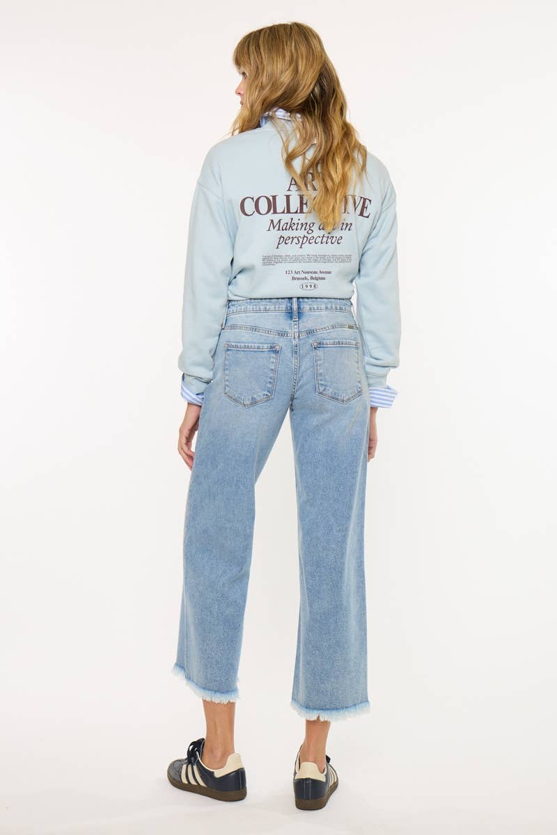 Kan Can CRATER MID RISE CROP WIDE-KC20116L