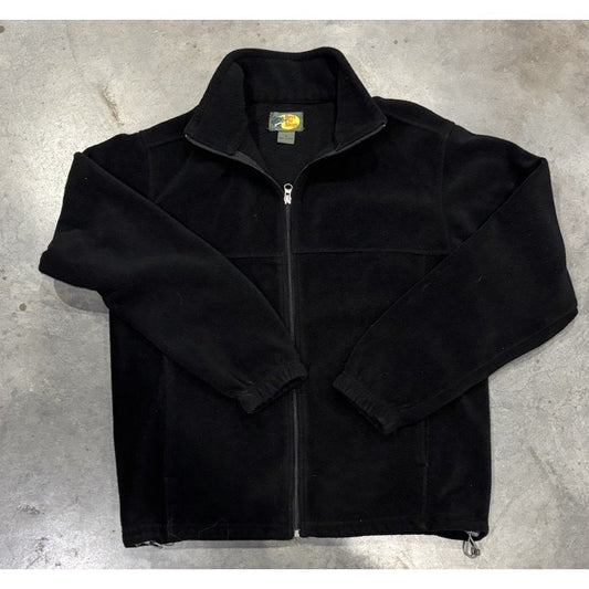 Bass Pro Shop Black Fleece Jacket Size Small