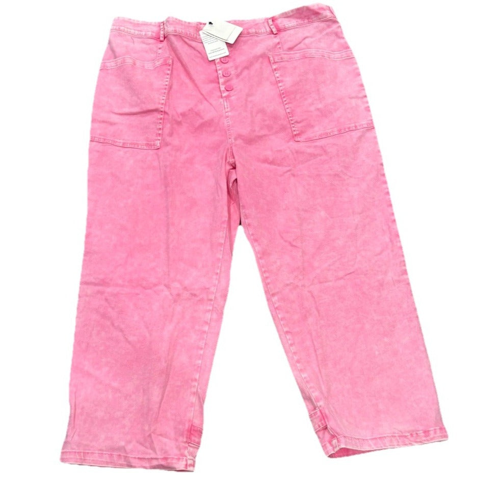 Skies Are Blue Pink Jeans NWT Size 3XL Super Cute!!!!!
