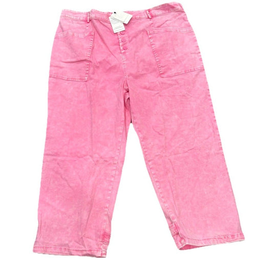 Skies Are Blue Pink Jeans NWT Size 3XL Super Cute!!!!!