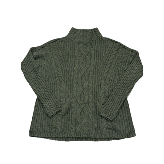 Abercrombie And Fitch Hunter Green Cable Sweater Size Small