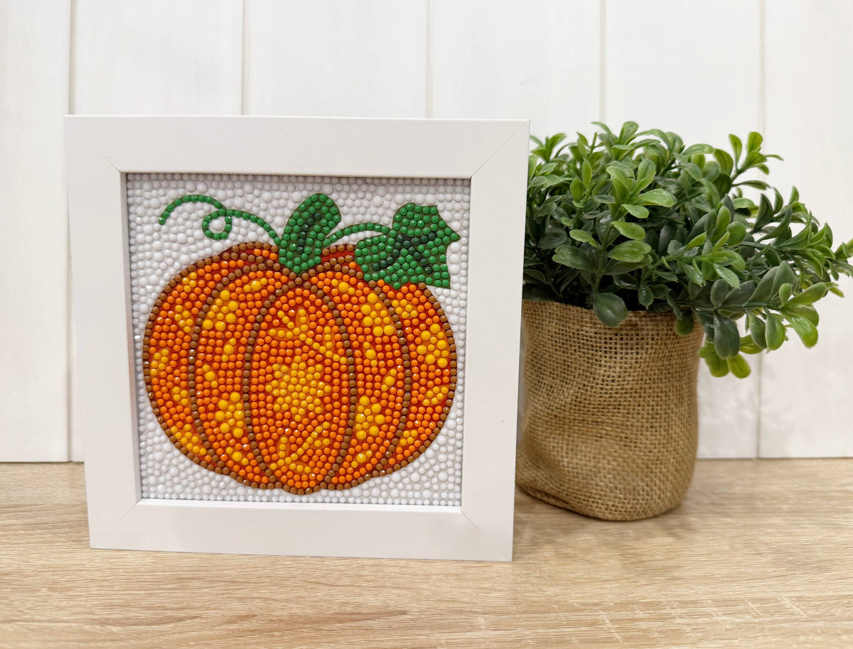 Flower Pumpkin Diamond Painting Kit