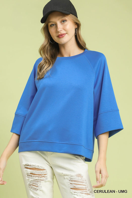 Umgee 3/4 Sleeve Top