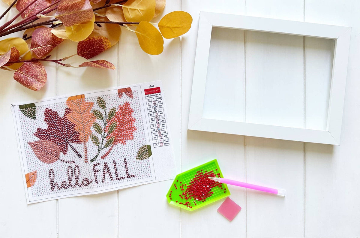 Hello Fall Diamond Art Kit