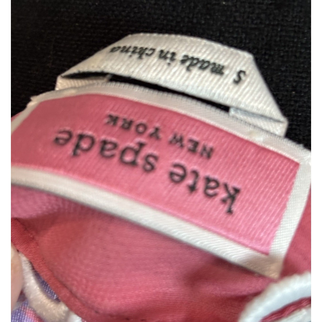 Kate Spade Floral Dots Burnout Blouse in Pink Multicolor Size S