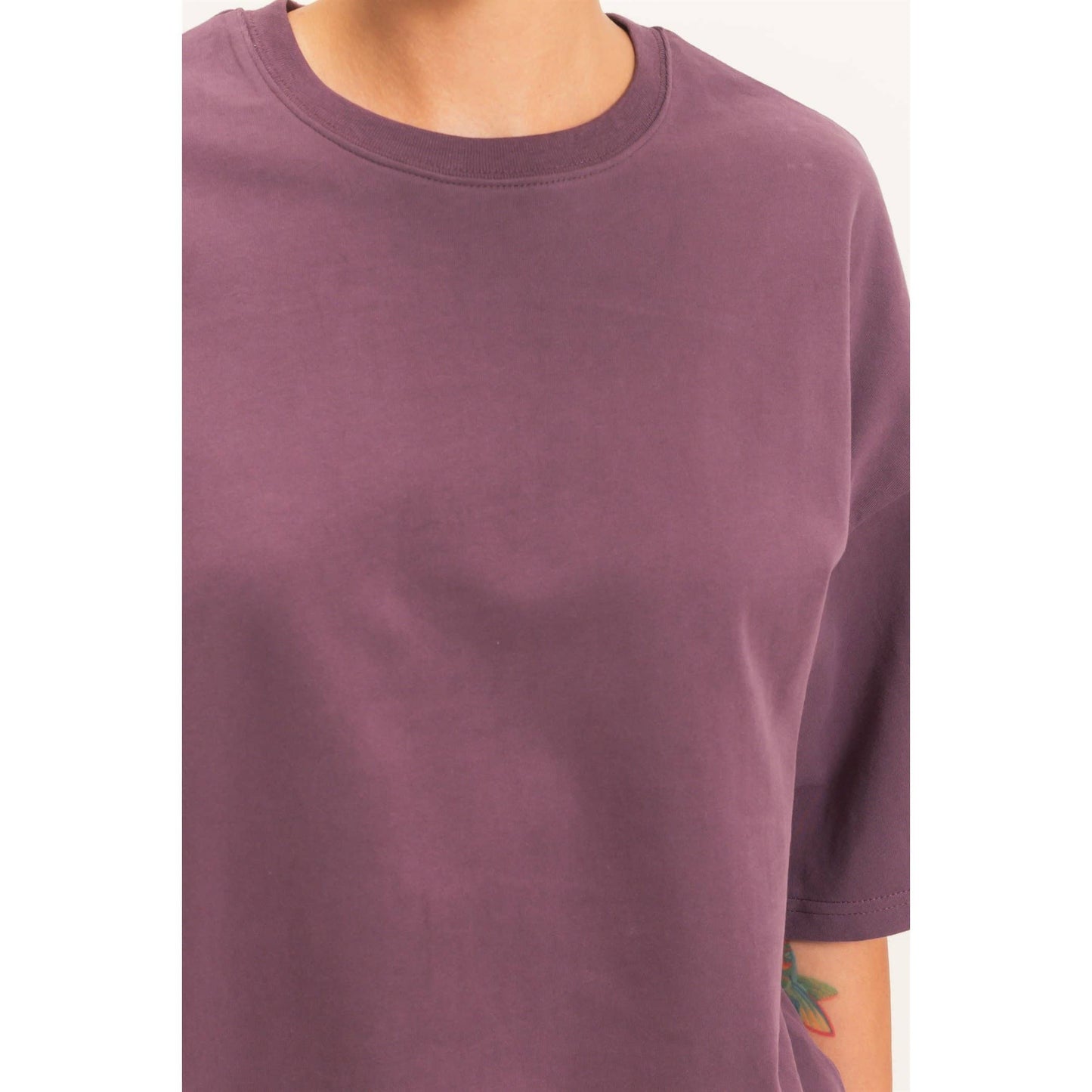 Double Zero Washed Crew Neck Short Sleeve Top