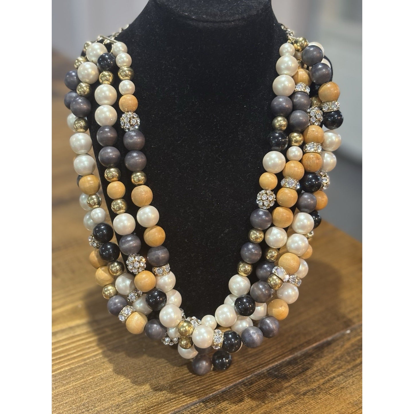 Kate Spade Ultra Rare 'Wood You Be Mine' Twisted Statement Necklace