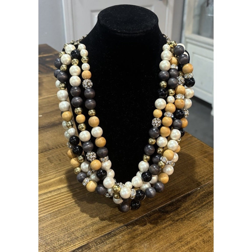 Kate Spade Ultra Rare 'Wood You Be Mine' Twisted Statement Necklace