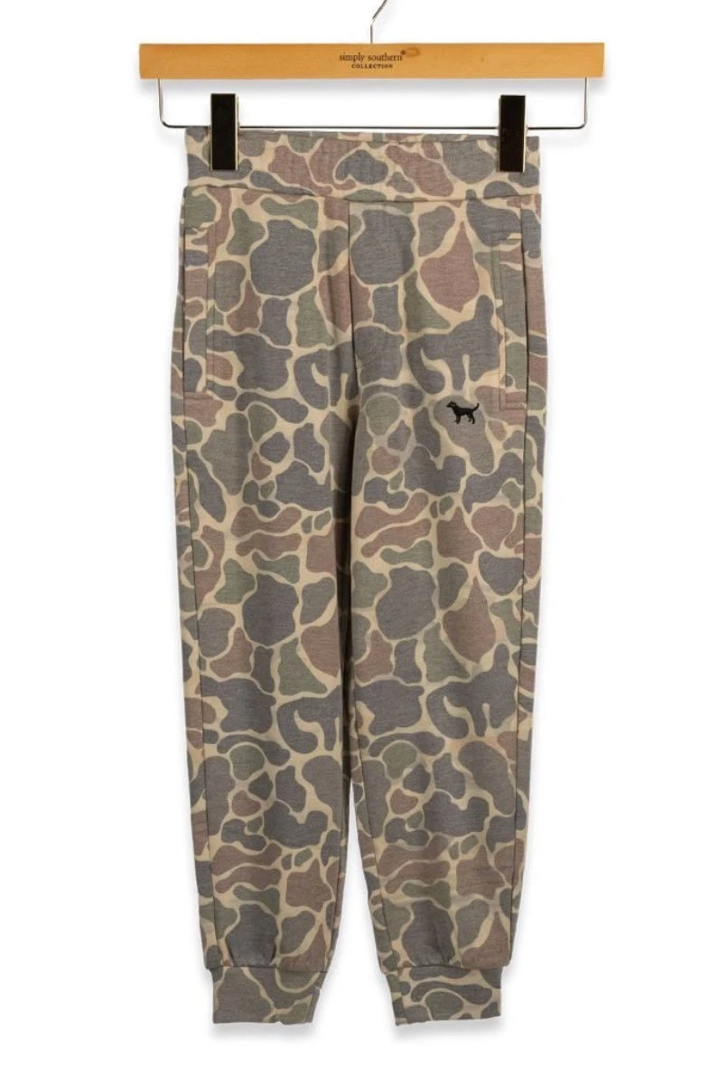 Simply Southern Boys Faded Camo Joggers