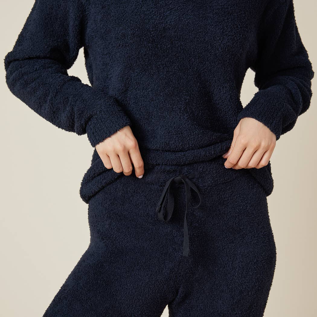 Softies Solid Marshmallow V-Neck Lounge Set