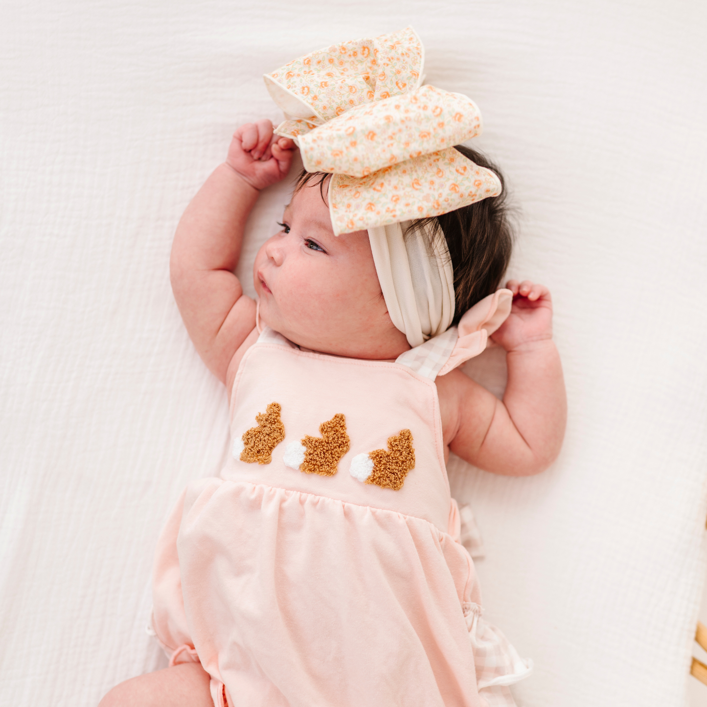 Baby Bling® Faux Silk Big Classic Bow on soft nylon headband