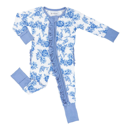 A Peony For Your Thoughts Baby Bamboo Pajamas