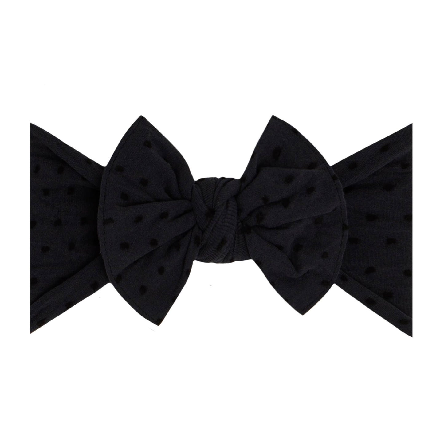 Baby Bling® Shabby Dot Knot soft nylon headband