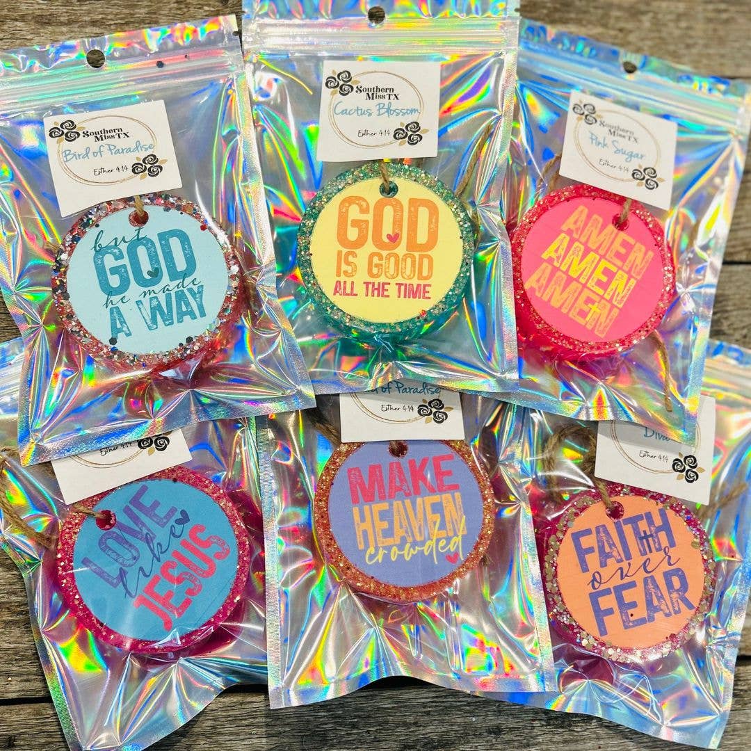 GOD IS GOOD ALL THE TIME Christian Car Freshies