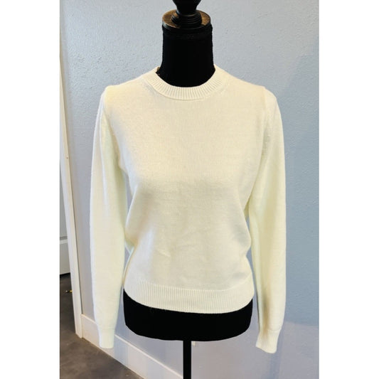 Banana Republic Ecru Crewneck Sweater Woman’s Size Small