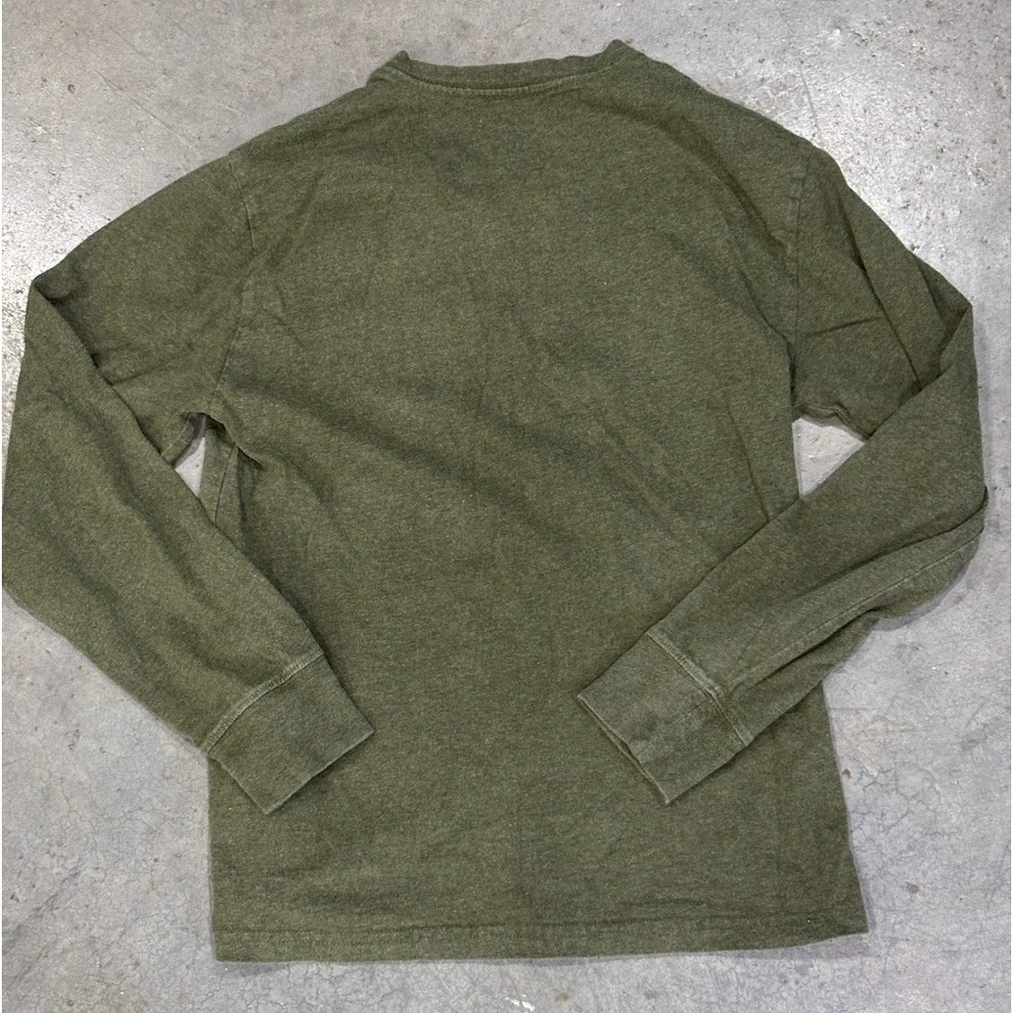 polo ralph lauren V Neck Long Sleeve Tshirt Green Boys Size Medium