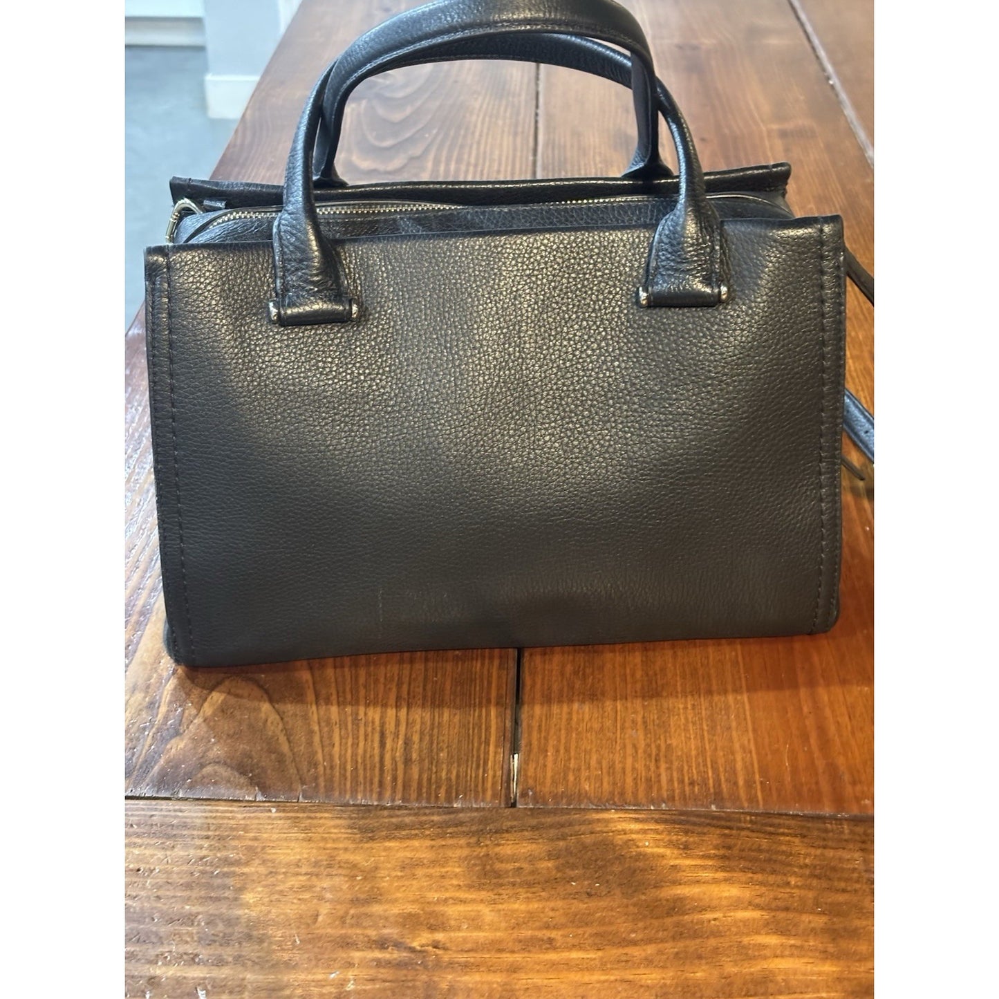 Kate Spade Large Black Leather Maryam Palmer Drive Bag Wkru5218